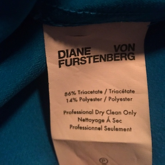 Diane Von Furstenberg Asym Slv Ruffle Front Blouse - Picture 5 of 5
